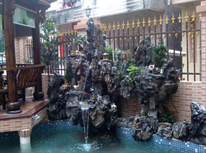 華通園林假山 現(xiàn)代園林中真石頭假山的藝術(shù)特點